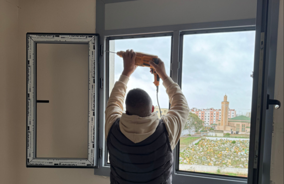 Impact de fenêtre en PVC isolante au Maroc