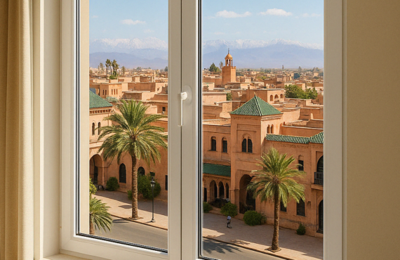 Avantages des fenêtres en PVC isolant pour les climats chauds comme Marrakech